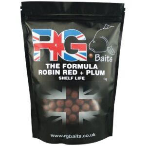 RG Baits The Formula Red + N-I Plum Shelf Life Boilies