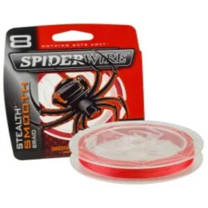 Spiderwire Stealth Smooth 8 Red Braid