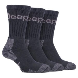 Jeep Luxury Terrain Boot Socks Black / Grey