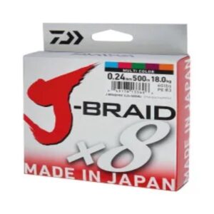 Daiwa J-Braid X8 Multi Coloured