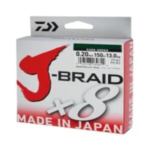 Daiwa J-Braid X8 Dark Green