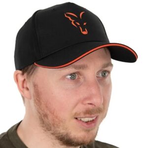 Fox Collection Black & Orange Baseball Cap