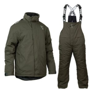 Fox Green & Silver Winter Fishing Suit