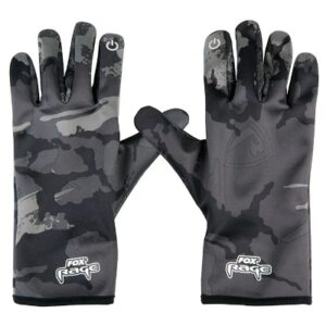Fox Rage Camo Thermal Fishing Gloves