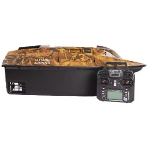 Future Carping V80 Camo Fishing Bait Boat with GPS & Fish Finder