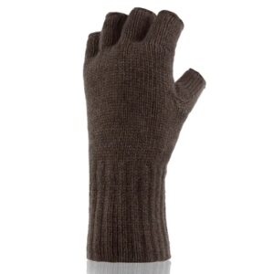 Heat Holders Forest Green Skala Fingerless Gloves – One Size