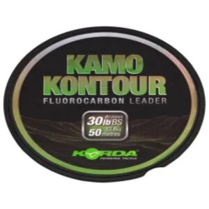 Korda Kamo Kontour Fishing Fluorocarbon Leader 50m