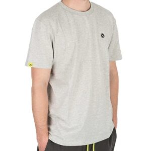 Matrix Large Logo Marl Grey / Lime Fishing T-Shirt
