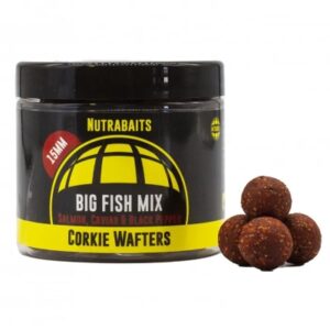 Nutrabaits Big Fish Mix Salmon Caviar & Black Pepper Corkie Fishing Wafters