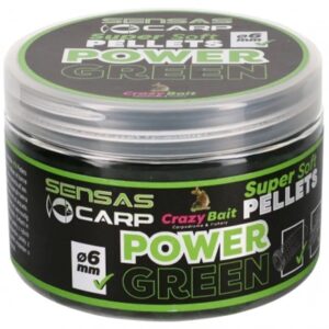 Sensas Crazy Bait Super Soft Pellets Power Green 60g