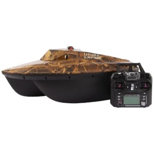 Future Carping V60 Camo Fishing Bait Boat with GPS & Fish Finder